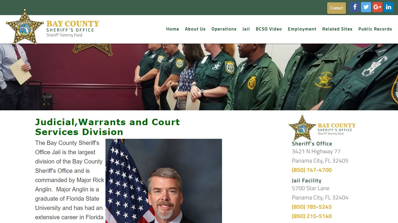 Jail Division - Bay County Sheriff's Office